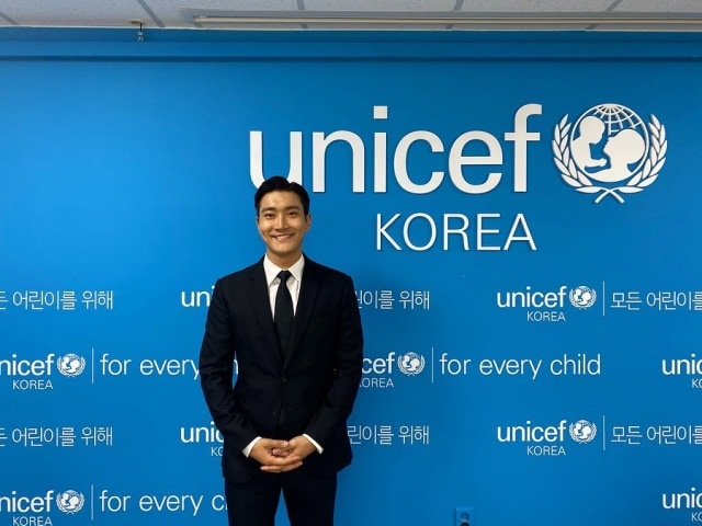Siwon Super Junior sebagai ambassador UNICEF Asia Timur dan Pasifik. Foto: Instagram/siwonchoi