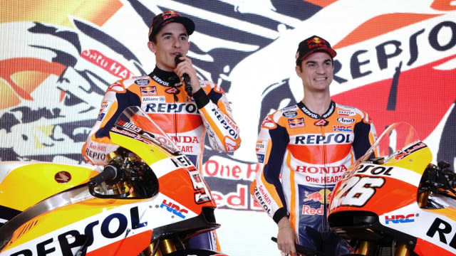Marc Marquez dan Dani Pedrosa Foto: Helmi Afandi/kumparan