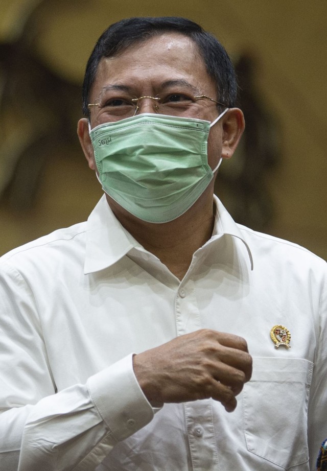 Menteri Kesehatan Terawan Agus Putranto  di kompleks Parlemen, Jakarta, Kamis (11/6). Foto: Aditya Pradana Putra/ANTARA FOTO