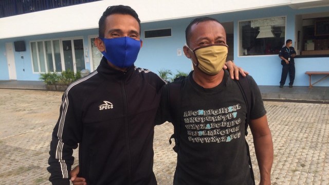 Nusur Fadilah (kiri) wasit Liga 1. Foto: Ferry Tri Adi/kumparan