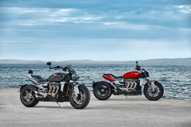 Triumph Rocket 3 GT dan Triumph Rocket 3 R.. Foto: GAS Motorcycle