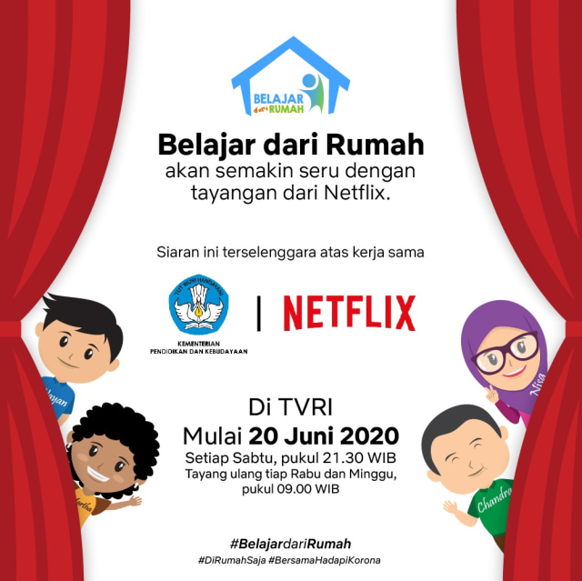 Kemendikbud hadirkan film-film dokumenter Netflix pada program Belajar dari Rumah Foto: Kemendikbud