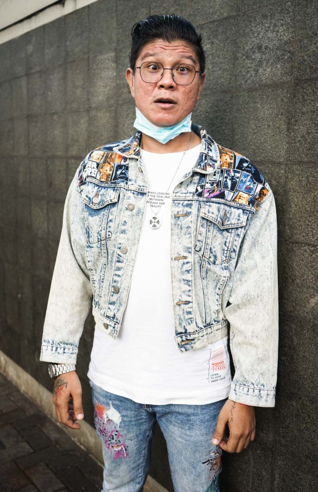 Penyanyi Andika Mahesa saat ditemui di kawasan Tendean, Jakarta, Rabu, (17/6/2020).  Foto: Ronny