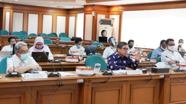 Diskusi Tinjauan Perspektif Keilmuan dalam Pengembangan Ketahanan Pangan Nasional Berkelanjutan di eks Pengembangan Lahan Gambut (PLG) Kalimantan Tengah. Foto: Kementerian LHK