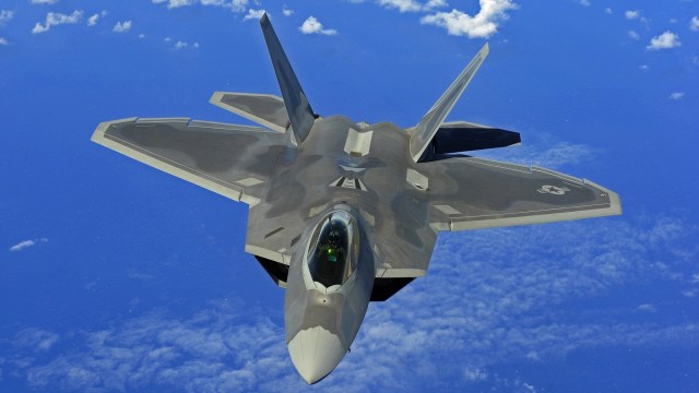 Jet tempur F-22 raptor. Foto: Shutterstock