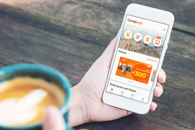 Ilustrasi aplikasi Pegipegi Foto: Dok. Pegipegi
