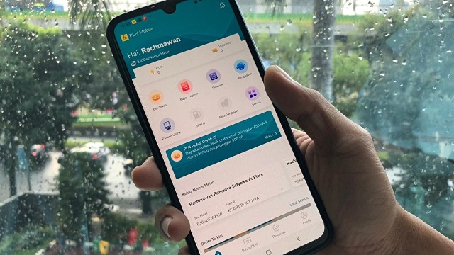 Tampilan aplikasi new PLN mobile. Foto: PLN