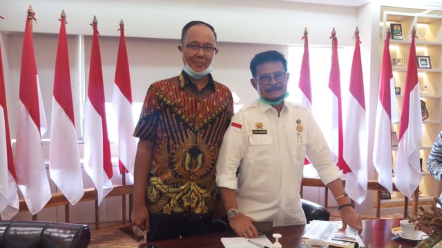 Ketua Umum FKDB bersama Menteri Pertanian RI