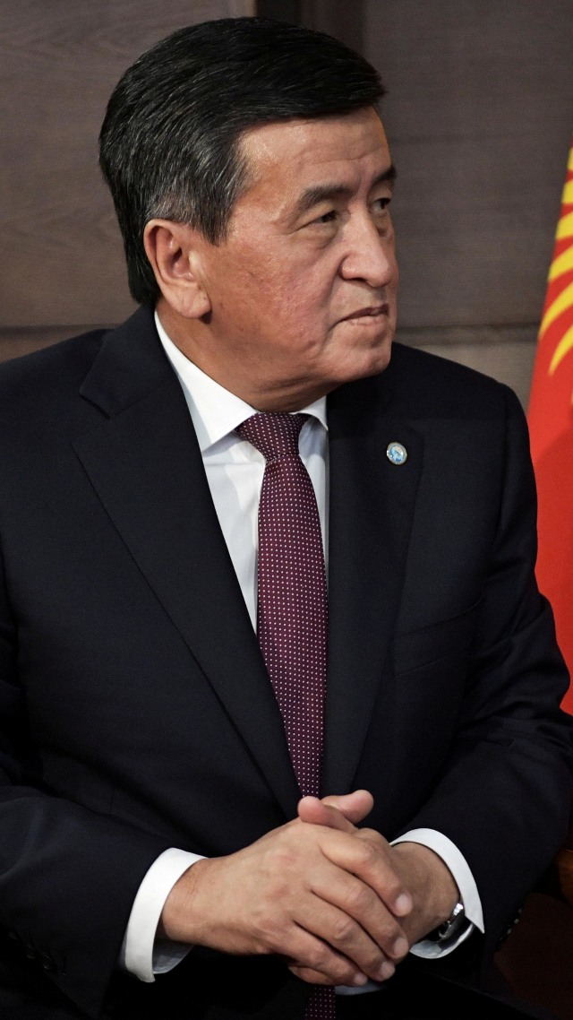 Presiden Kyrgyzstan, Sooronbai Jeenbekov. Foto: Sputnik/Alexei Nikolsky/Kremlin via REUTERS