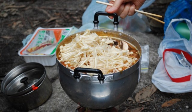 Jamur enoki mengandung bakteri listeria. Foto: flickr/Alpha