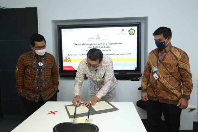com-PGN Tandatanganani LoA Tahap Ketiga dengan Produsen Gas Bumi Implementasi Kepmen ESDM 89K/2020 Foto: dok. PGN