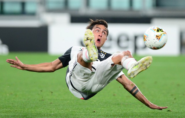 Paulo Dybala, pemain Juventus. Foto: REUTERS/Massimo Pinca