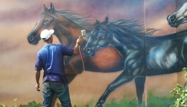 Melihat Mural Cantik Sang Napi