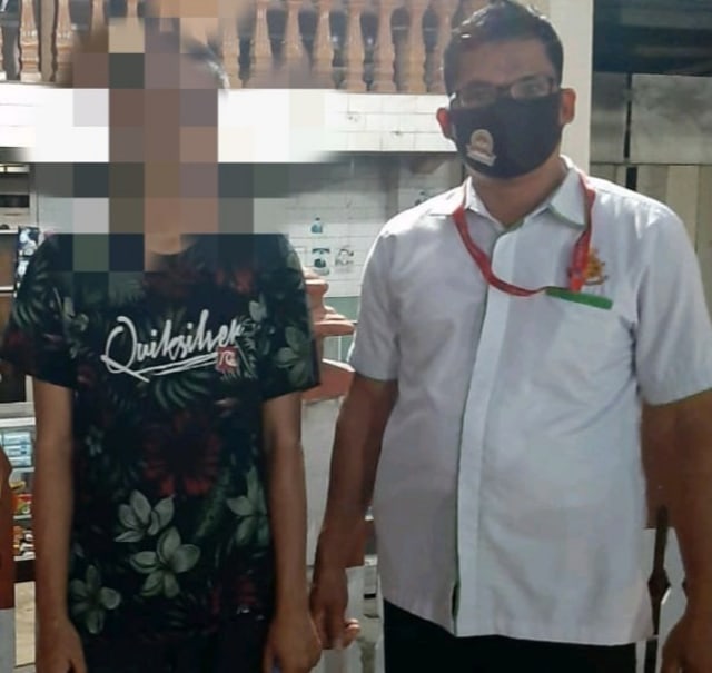 LSU saat diamankan oleh polisi. Foto: Dok. Humas Polda Sulbar