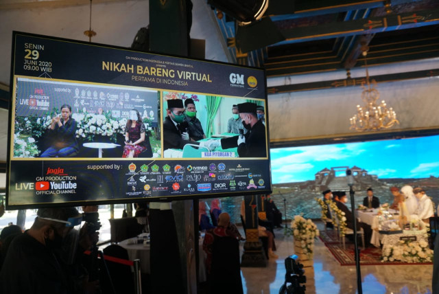 Nikah Massal Virtual di Yogya. Foto: Istimewa