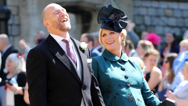 Zara & Mike Tindall. Foto: GARETH FULLER/ AFP