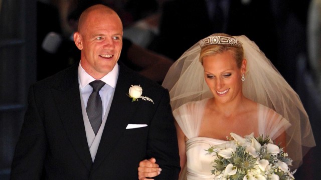 Mike Tindall  dan Zara Phillips. Foto: DYLAN MARTINEZ/AFP