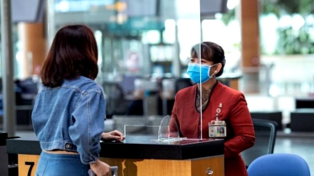 Fasilitas contactless di Bandara Changi, Singapura. Foto: Changi Airport