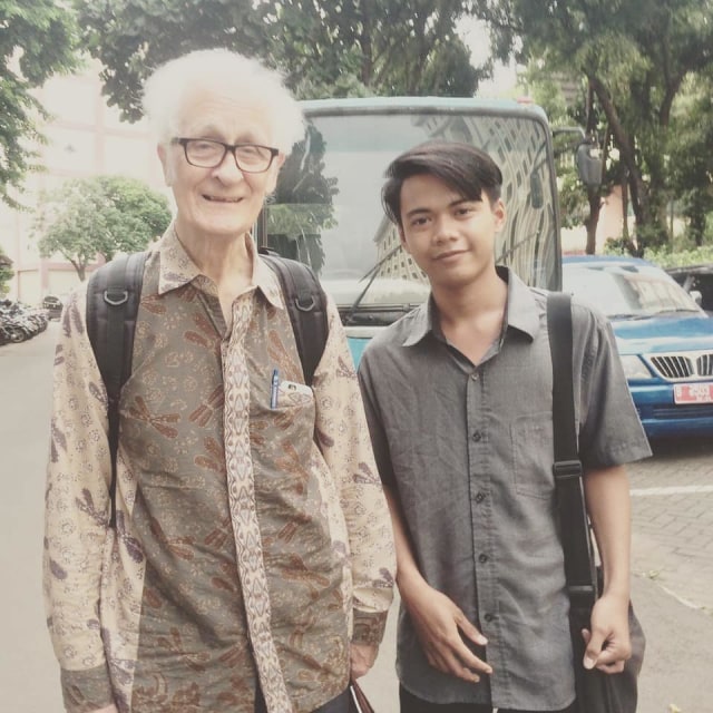 Document pribadi Dedi Irawan bersama: Romo Franz Magnis Suseno