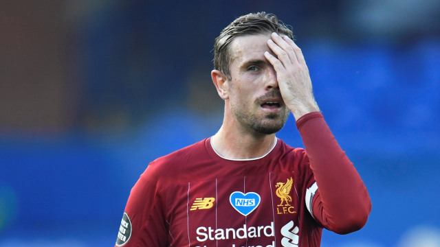 Jordan Henderson, pemain Liverpool. Foto: Peter Powell/Pool via REUTERS