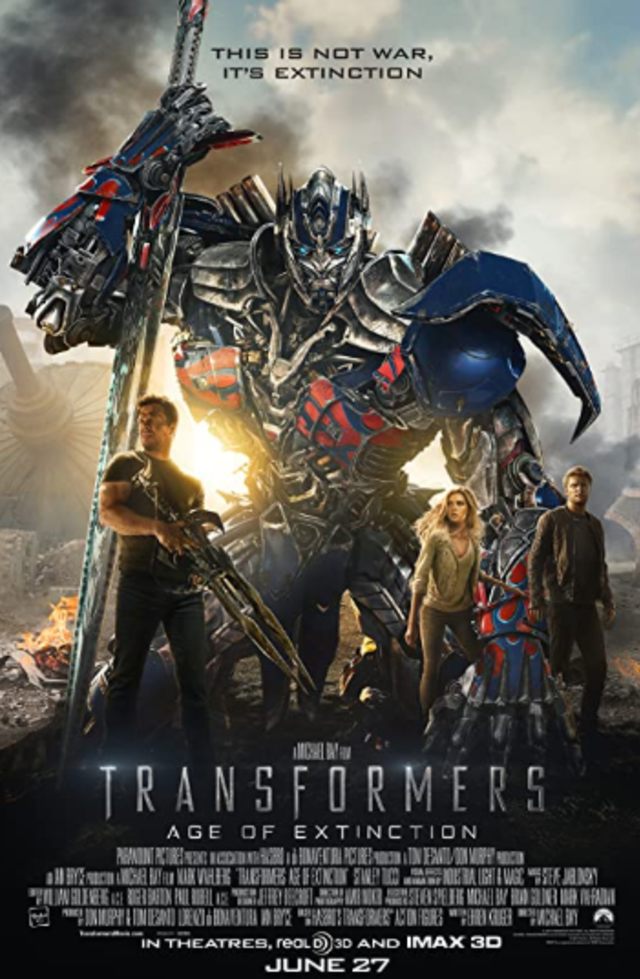 Poster Film Transformers: Age of Extinction. Dok IMDb