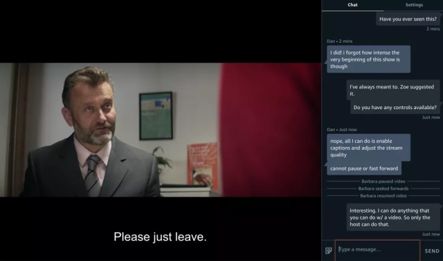 Aplikasi Amazon Prime Video.