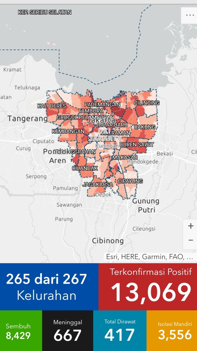Update corona Jakarta 8 Juli 2020. Foto: Pemprov DKI Jakarta