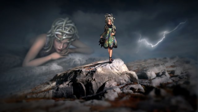 Sosok Medusa dalam mitologi Yunani. Dok: pixabay