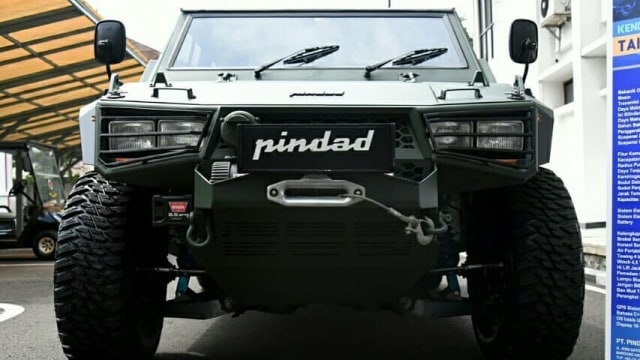Kendaraan Rantis 4X4 'Maung' buatan PT. Pindad. Foto: Instagram/@alutsista.indonesia