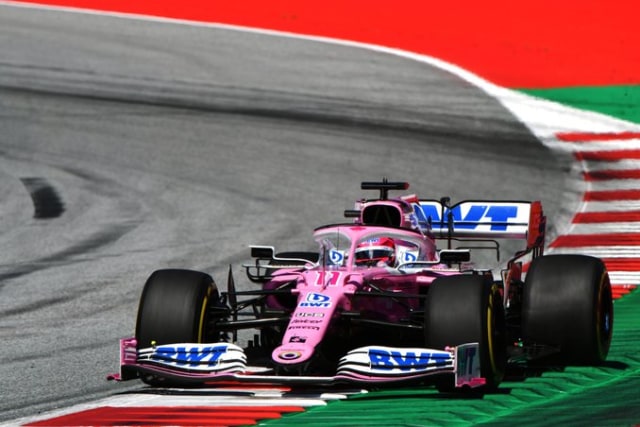 Mobil RP20 dari tim Racing Point Formula 1. Foto: Twitter/@RacingPointF1