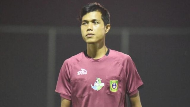 Wahyudin, wasit yang diduga jadi korban penganiayaan dalam laga sepak bola tarkam di Bekasi Foto: Dok. Istimewa