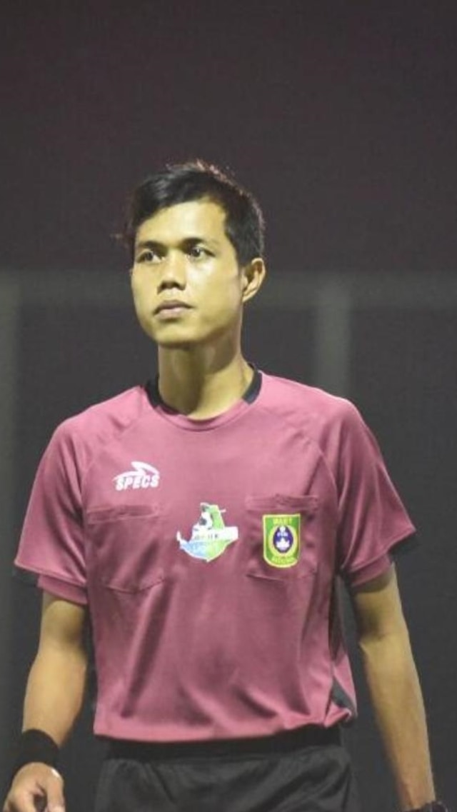 Wahyudin, wasit yang diduga jadi korban penganiayaan dalam laga sepak bola tarkam di Bekasi Foto: Dok. Istimewa