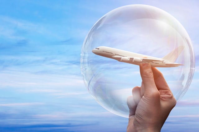 Ilustrasi Travel Bubble Foto: Shutter stock