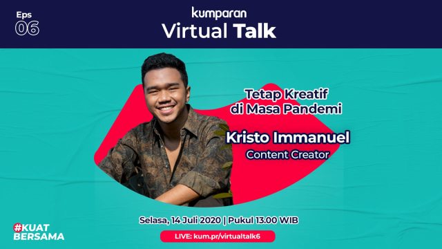 Virtual Talk bersama Kristo Immanuel dok kumparan