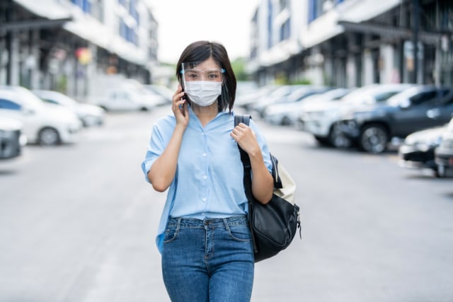 Ilustrasi Perempuan Beraktivitas di Era New Normal Foto: Dok. Shutterstock