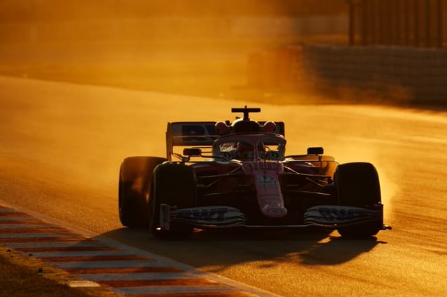 Mobil milik Racing Point. Foto: Twitter/ @RacingPointF1