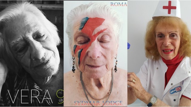 Menggemaskan, Nenek-nenek di Panti Jompo Berpose ala Cover Album Musisi Ternama. Foto: dok. Twitter/ @robertspeker