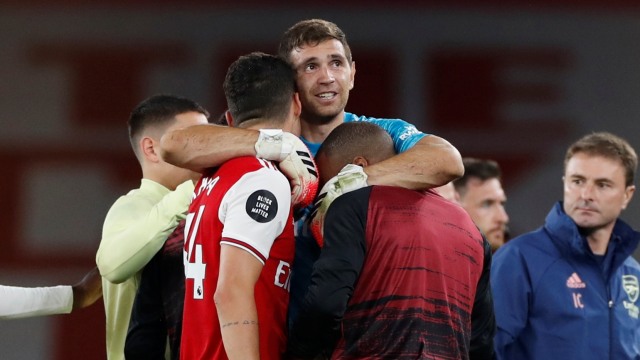 Arsenal kalahkan Liverpool di Stadion Emirates. Foto: Paul Childs/Pool/REUTERS