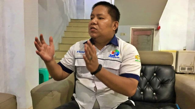 Andrika Hasan, Ketua SPAI, FSPMI Gorontalo. Jumat, (17/7). Foto: Dok Istimewa