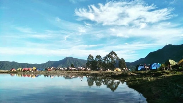 Lanskap alamnya yang memesona di Boelanboong Eco Camp, Ende, Flores, NTT. Foto: Balai TN Kelimutu