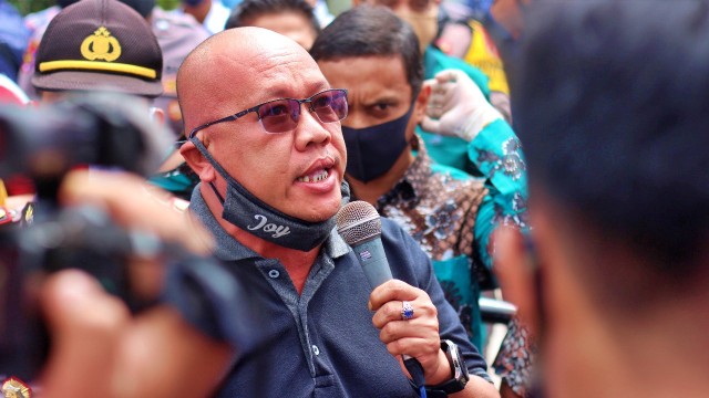 Jaya Saputra, Kepala Divisi Keimigrasian Provinsi Gorontalo. Jumat, (17/7). Foto: Dok banthayoid (Wawan Akuba)