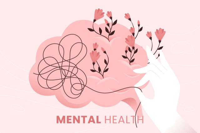 Ilustrasi kesehatan mental. Foto: Freepik