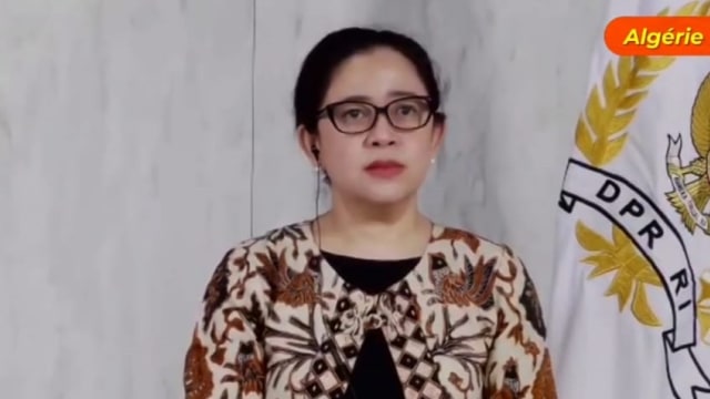 Ketua DPR Puan Maharani resmikan Monumen Soekarno di Aljazair secara virtual. Foto: Dok. Istimewa