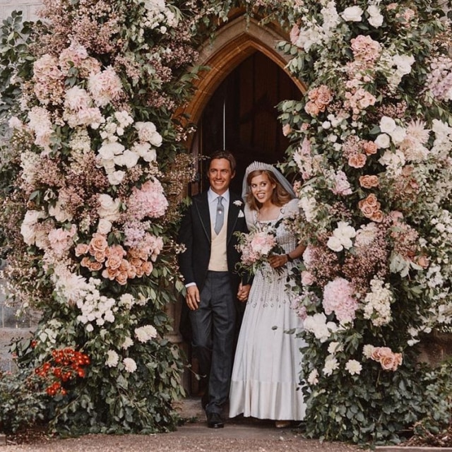 Pernikahan Putri Beatrice dan Edoardo Mapelli Mozzi Foto: The Royal Family