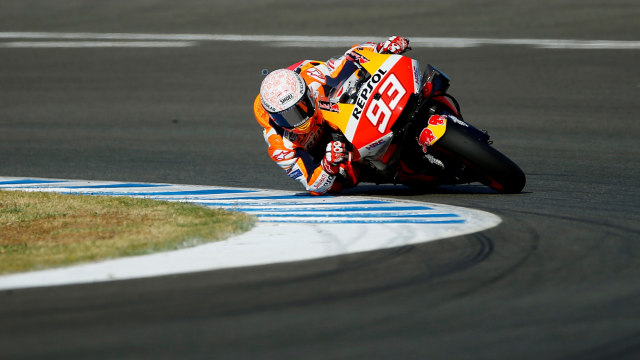Pebalap Repsol Honda MotoGP, Marc Marquez. Foto: Marcelo Del Pozo/REUTERS