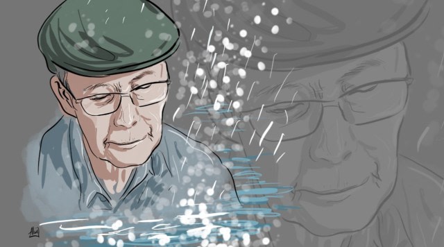 Sapardi Djoko Damono. (Foto : twitter @Em_Alwi_A)