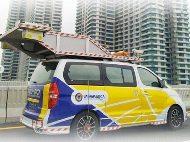 Hawkeye, mobil pintar Jasa Marga untuk mendeteksi kondisi jalan. Foto: Jasa Marga