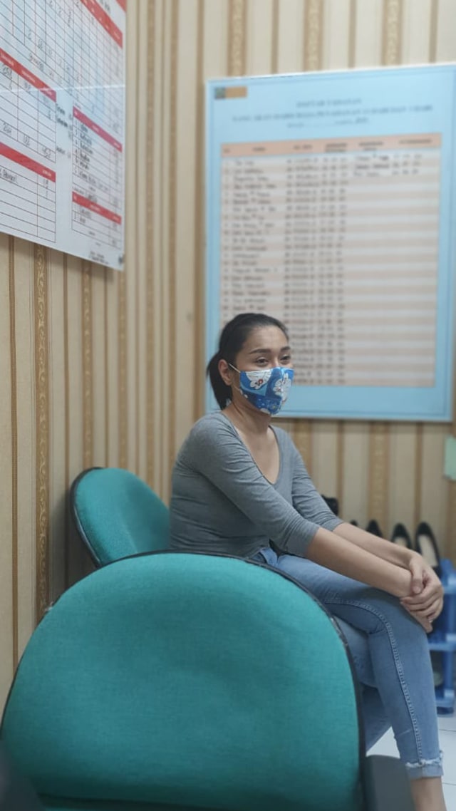 Lucinta Luna di Rutan Pondok Bambu.
 Foto: Istimewa