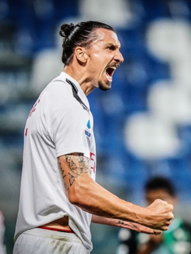 Pemain AC Milan, Zlatan Ibrahimovic. Foto: Twitter/@acmilan