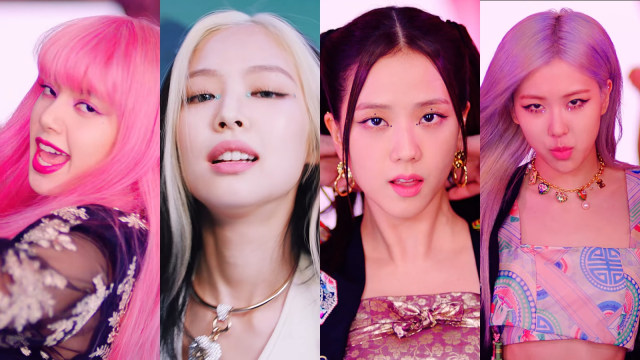 Detail makeup Blackpink pada video kilp How You Like That. Foto: dok. YG Entertaintment/YouTube